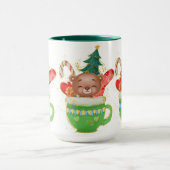 Adorieren Weihnachten Wertvoller Bär Tasse (Zentrum)