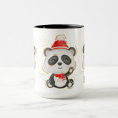 Adorieren Weihnachten Winter Panda Kaffee Tasse (Zentrum)