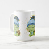 Adorieren Weihnachten Winter Turtle Kaffee Tasse (Vorderseite Links)