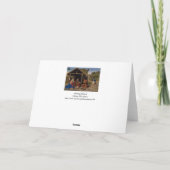 Adoring Shepherds Feiertagskarte (Rückseite)