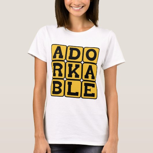 Adorkable, bezaubernder Depp T-Shirt (Vorderseite)