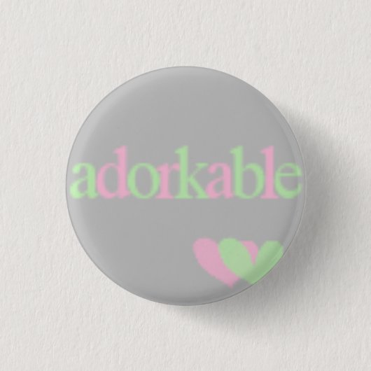 adorkable button (Vorderseite)