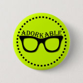 Adorkable - Depp Button (Vorderseite)