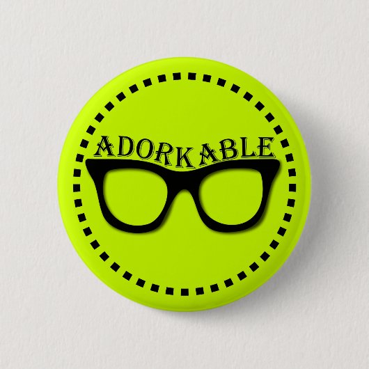 Adorkable - Depp Button (Vorderseite)