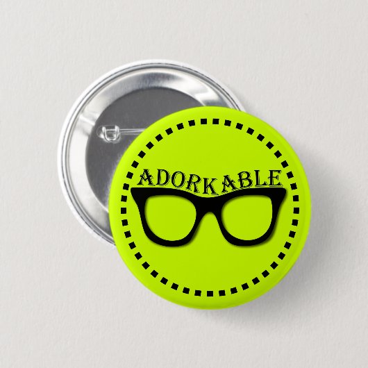 Adorkable - Depp Button (Vorne & Hinten)