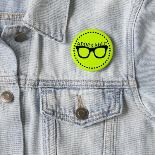 Adorkable - Depp Button (Beispiel)
