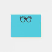 Adorkable - Depp - Nerd - Geek Post-it Klebezettel (Vorderseite)