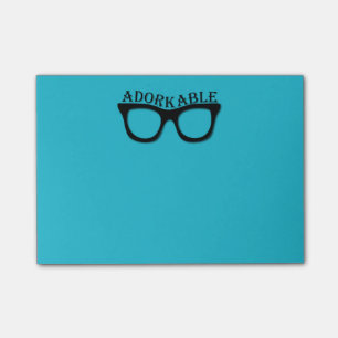 Adorkable - Depp - Nerd - Geek Post-it Klebezettel