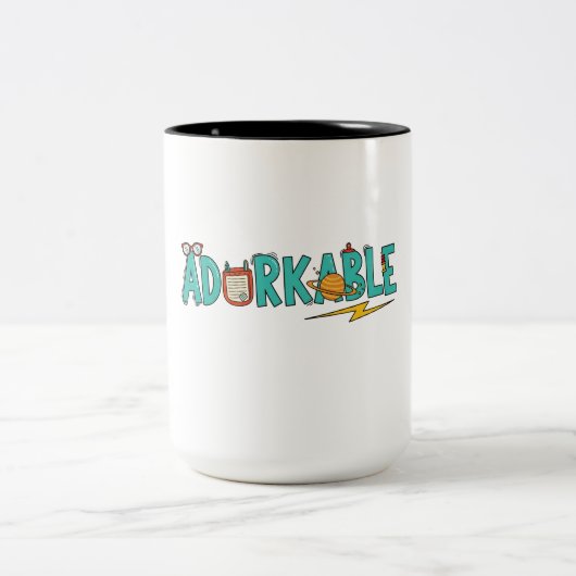 "Adorkable" Tasse - Der perfekte Cup für Nerd, Gee (Mittel)