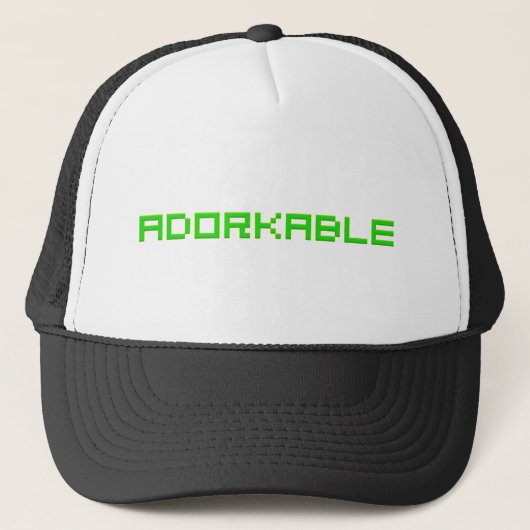 Adorkable Truckerkappe (Vorderseite)