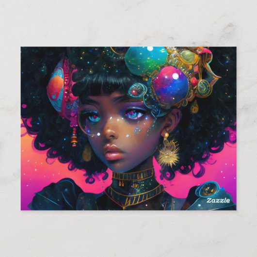 Adorned Knight Postkarte (Rückseite)