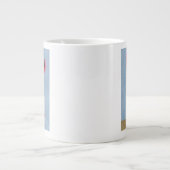 Adorned Llama - Beige Jumbo-Tasse (Vorderseite)