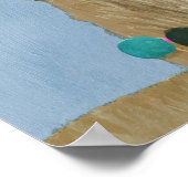 Adorned Llama - Beige Poster (Ecke)