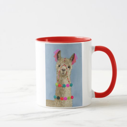 Adorned Llama - Beige Tasse (Rechts)