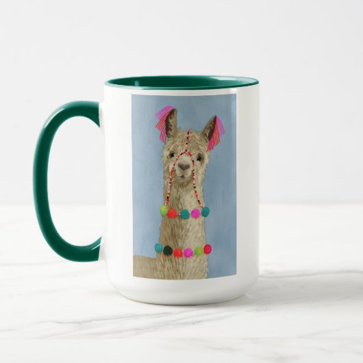 Adorned Llama - Beige Tasse (Links)