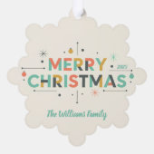 Adorno de cerámica ornament karte (Rückseite)