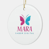 Adorno Mara Digital Keramik Ornament (Links)