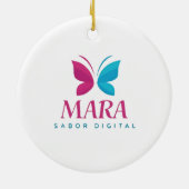 Adorno Mara Digital Keramik Ornament (Hinten)