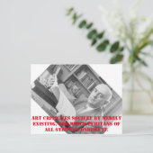 Adorno Postkarte (Stehend Vorderseite)