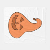 Adorobale Pumpkin Fleecedecke (Vorderseite (Horizontal))