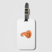 Adorobale Pumpkin Gepäckanhänger (Vorderseite Vertikal)