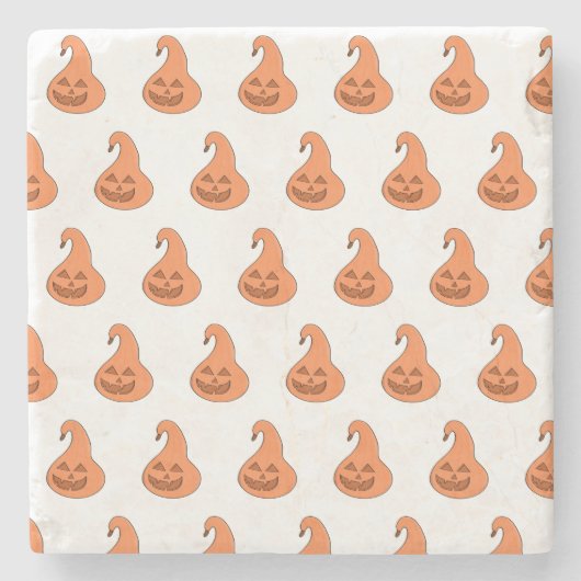 Adorobale Pumpkin Steinuntersetzer (Vorderseite)