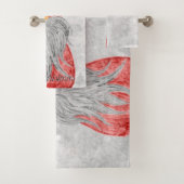 Adoroble Gnome Bokeh Weihnachten Badhandtuch Set (Insitu)