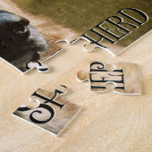 Adoroing Schäferhund-Foto Puzzle (Seite)