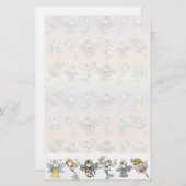 Adorry Fairy Mermaid Angel Stationary Briefpapier (Vorne/Hinten)