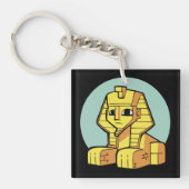 Adortable Ägyptische Große Sphinx Schlüsselanhänger (Vorderseite)