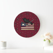 Adortable Ameriana Wall Clock Große Wanduhr (Zuhause)
