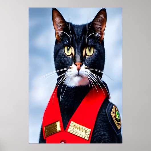 Adortable American Bobtail | AI Art Poster (Vorne)