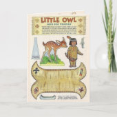 Adortable Amerikanische Ureinwohner Kunst, Dichtun Karte (Vorderseite)