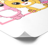 Adortable Animal Frienz Kunstdruckerei: Girl Power Poster (Ecke)