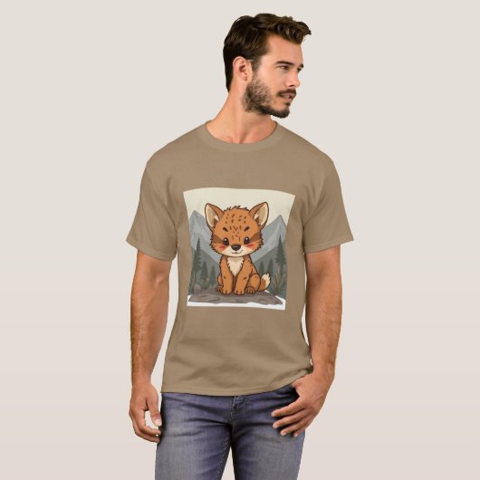 Adortable Animal Lover und Niedlicher T - Shirt (Vorne ganz)