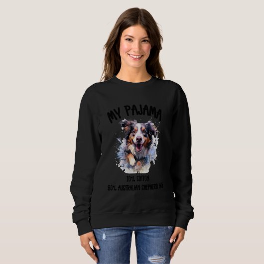 Adortable Australian Shepherd - Dog Design for Pet Sweatshirt (Vorne ganz)