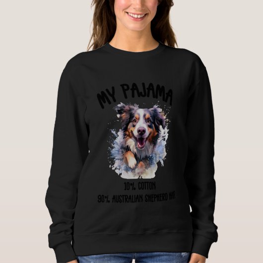Adortable Australian Shepherd - Dog Design for Pet Sweatshirt (Vorderseite)