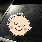 Adortable Baby an Bord Car Sticker