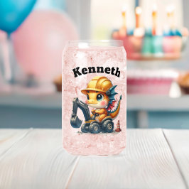 Adortable Baby Dragon für Mini-Bagger Dosenglas