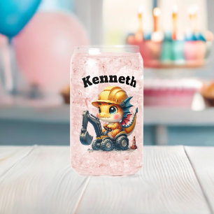 Adortable Baby Dragon für Mini-Bagger Dosenglas