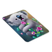 Adortable Baby Koala Bär mit Blume Magnet (Rechte Seite)