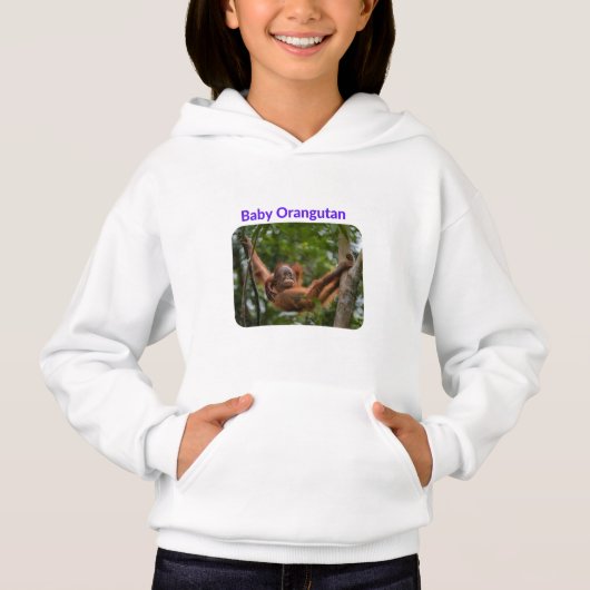 Adortable Baby Orangutan T - Shirt - Minimalistisc (Vorderseite)