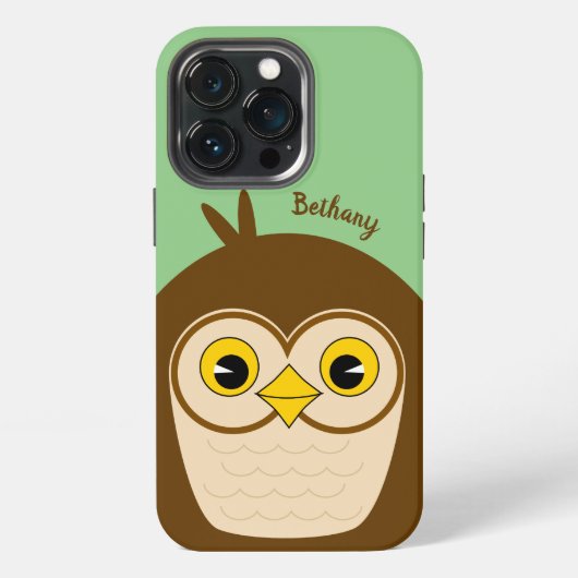 Adortable Baby Owl iPhone Hülle (Hinten)