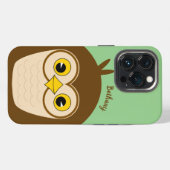 Adortable Baby Owl iPhone Hülle (Rückseite (Horizontal))