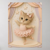 Adortable Ballerina Kitten Poster (Vorne)
