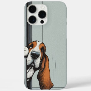 Adortable Basset Hund Hund Kunst, Dichtung und Mus iPhone 16 Pro Max Hülle
