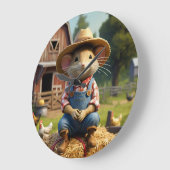 Adortable Bauer Mauerklemme Große Wanduhr (Winkel)