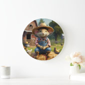 Adortable Bauer Mauerklemme Große Wanduhr (Zuhause)