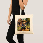 Adortable Bauer Mouse Tote Bag Tragetasche (Vorderseite (Produkt))