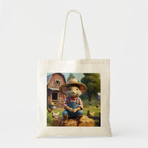 Adortable Bauer Mouse Tote Bag Tragetasche